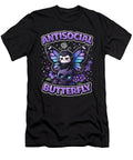 Antisocial Butterfly Design John Lutheran T-Shirt