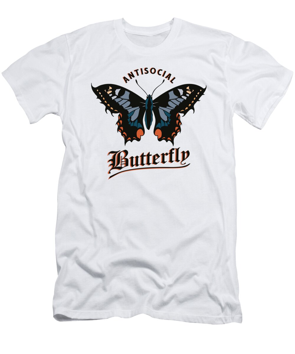 Antisocial Butterfly Spring Wirtee T-Shirt