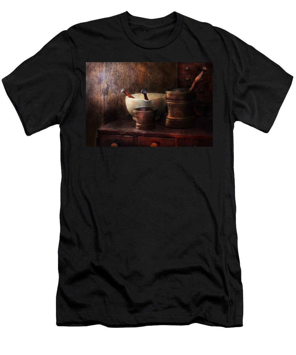 Apothecary Pick a Pestle Mike Savad T-Shirt