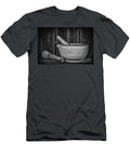 Apothecary Vintage Mortar and Pestle 1 Black and White Paul Ward T-Shirt