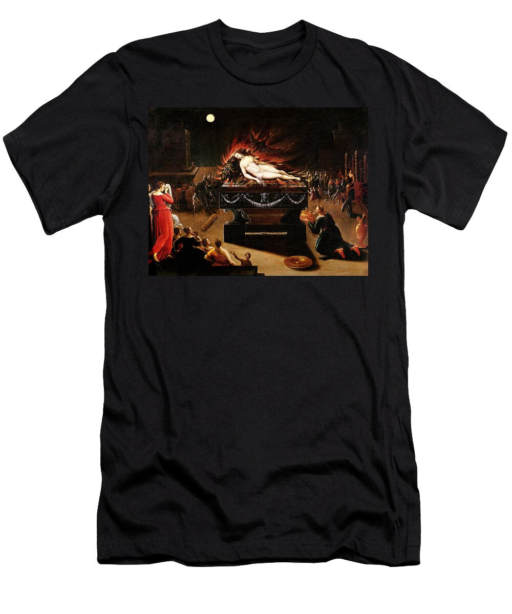 Apotheosis of Semele Oil on Canvas Antoine Caron T-Shirt