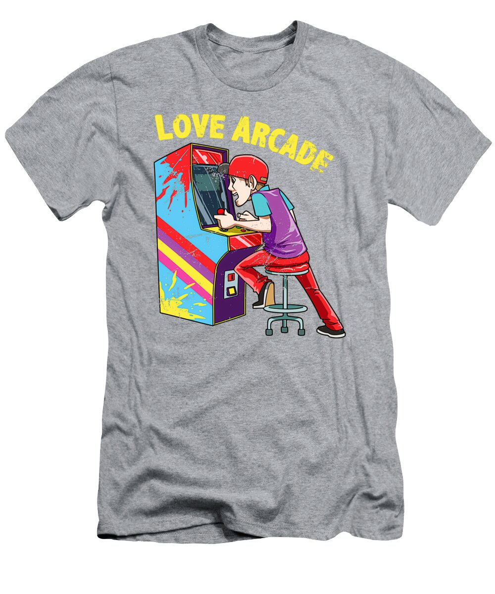Arcade Game Machine Retro Gaming 80s Oldschool Adams Price T-Shirt