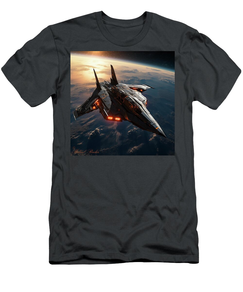 Archangel Starfighter Michael Rucker T-Shirt