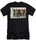 Archeology English and Egyptian Officers Rocking the Bands of an Egyptian Mummy At the Boulak Museum Cairo 1880 Years Colour Engraving of the 19th Century American School T-Shirt