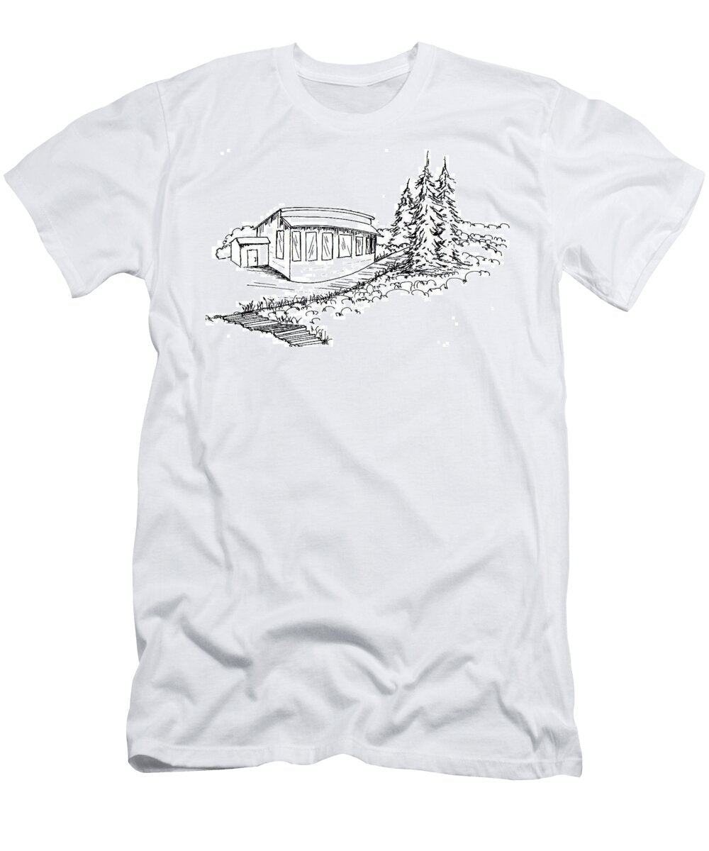 Argyle Bay Cabin Elizabeth Thorstenson T-Shirt