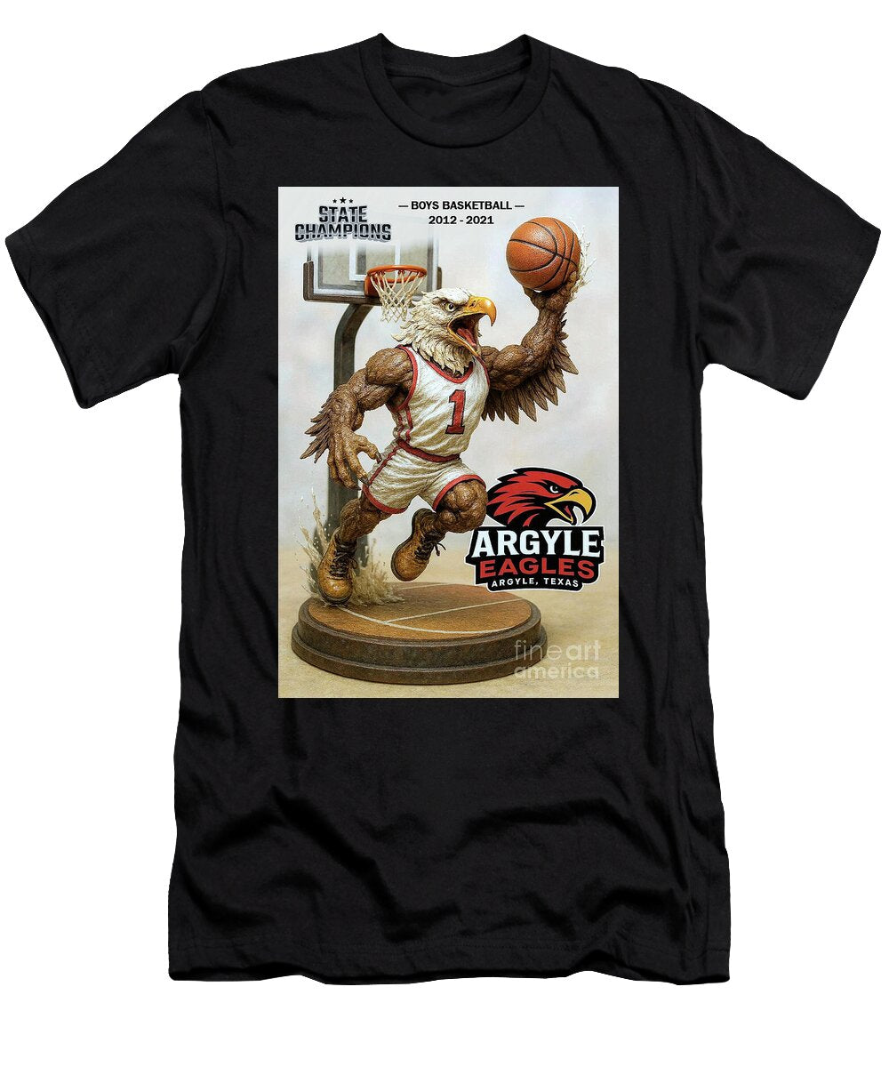 Argyle Eagles Argyle Texas Boys Basketball Championships Robert Williams T-Shirt