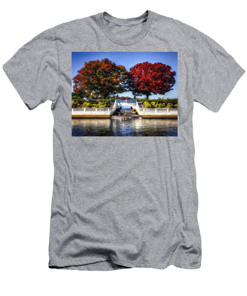 Argyle Falls in October Vicki Jauron T-Shirt