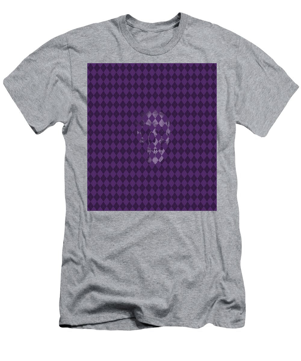 Argyle Skull Purple Juan Rodriguez T-Shirt