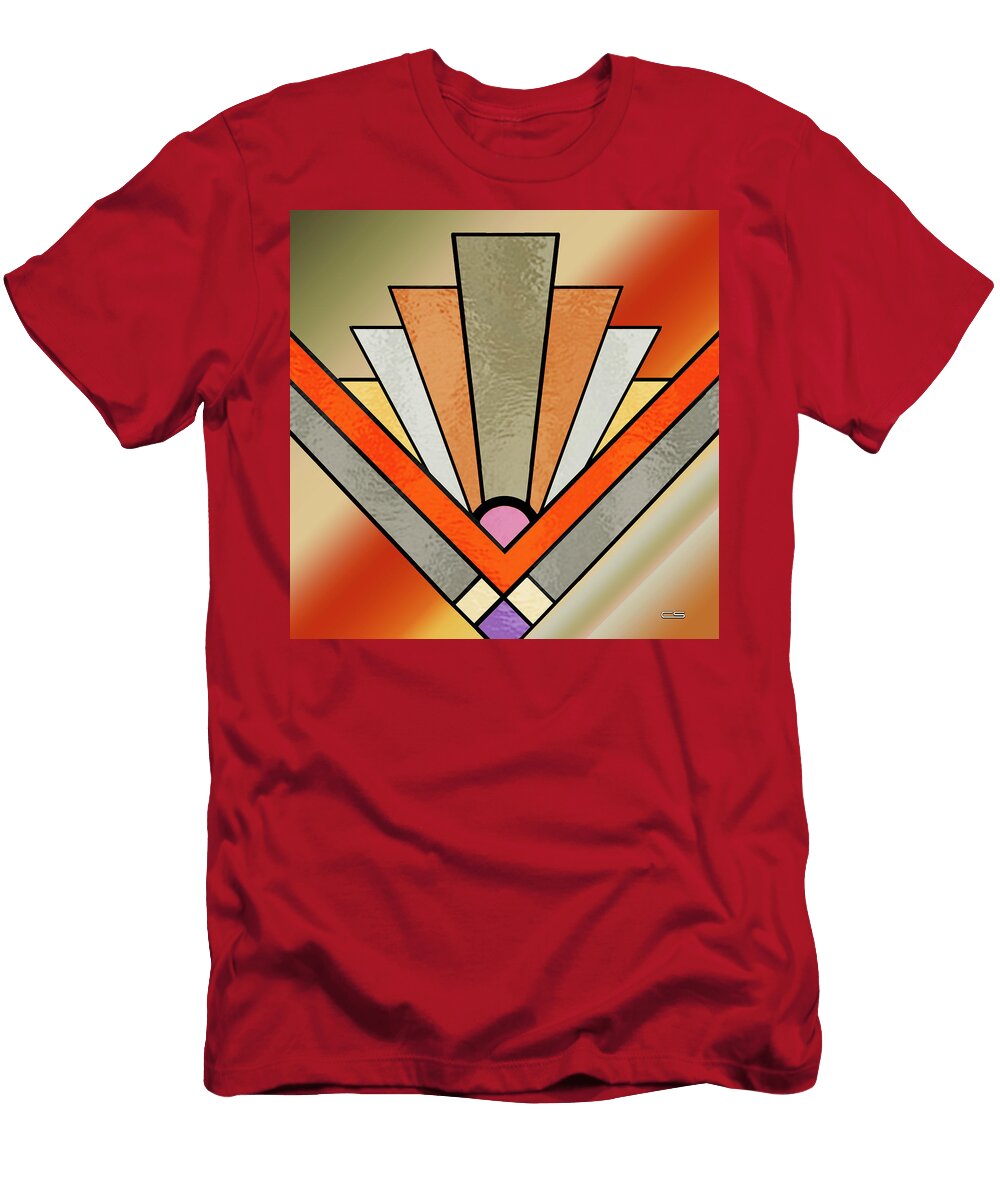 Art Deco Chevron 21a Chuck Staley T-Shirt