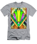 Art Deco Chevron 3 V Chuck Staley T-Shirt