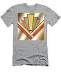 Art Deco Chevron 5 22 Chuck Staley T-Shirt