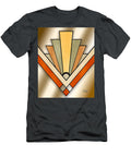 Art Deco Chevron 5 22 V Chuck Staley T-Shirt