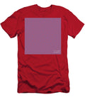 Art Deco Chevron Square Tile Pattern in Red Orange and True Blue N0190 Holy Rock Design T-Shirt
