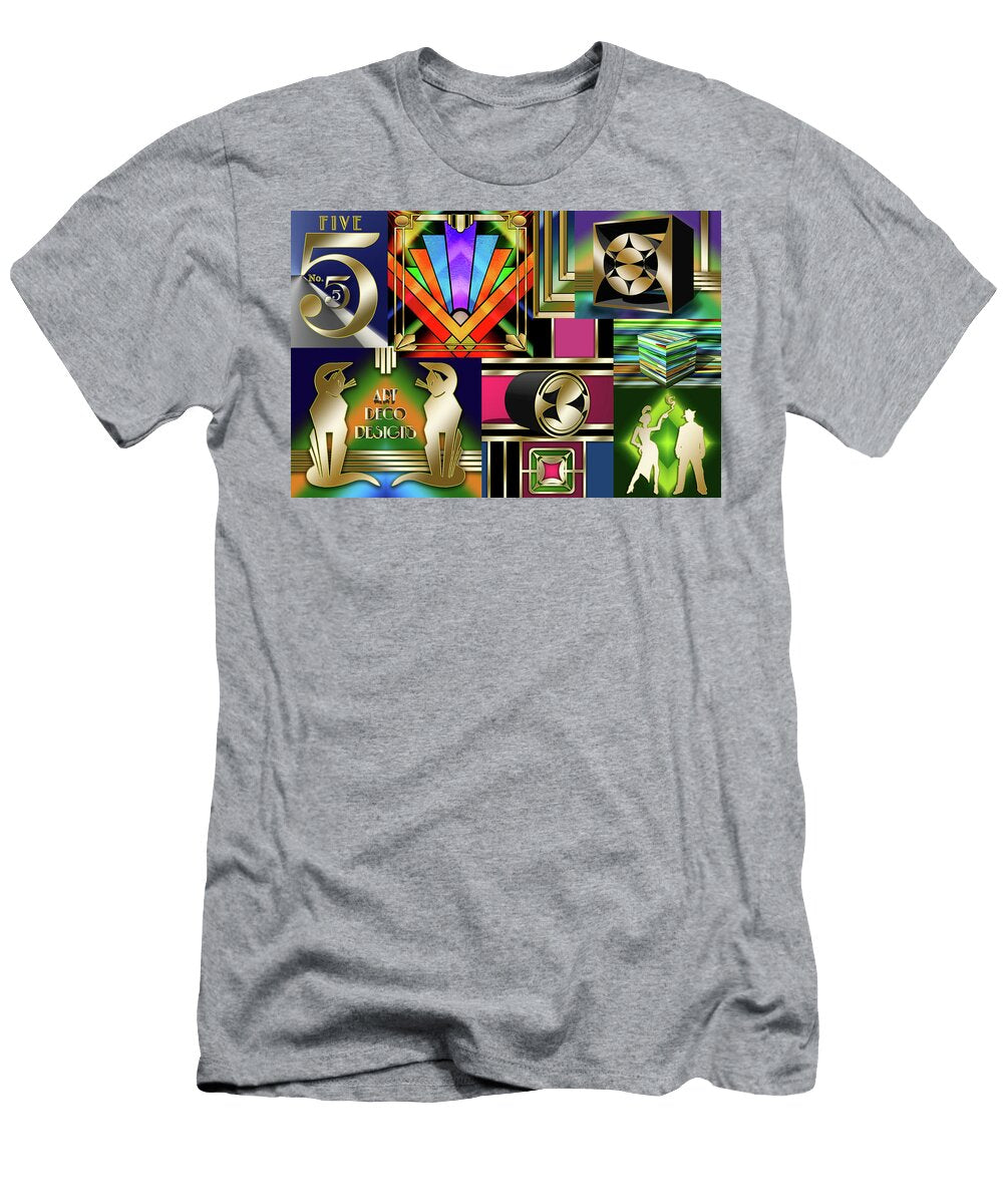 Art Deco Collage 1 Chuck Staley T-Shirt