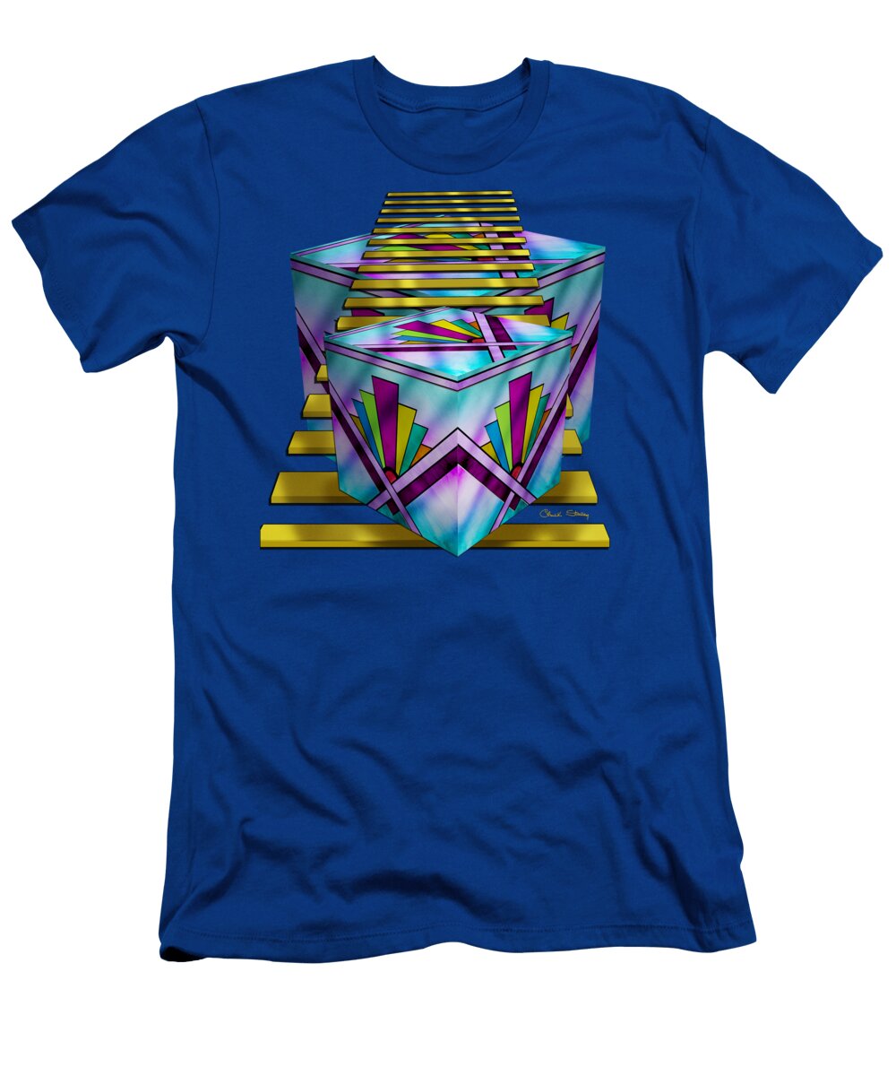 Art Deco Cubes Chuck Staley T-Shirt