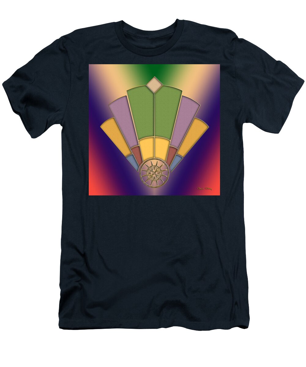 Art Deco Fan 2 Chuck Staley Chuck Staley T-Shirt