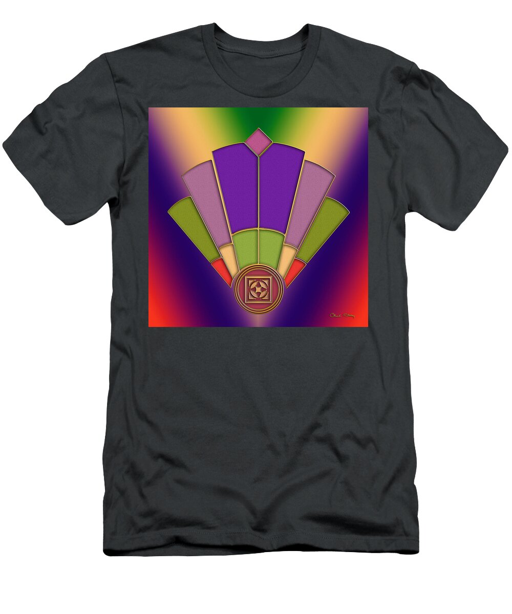 Art Deco Fan 3 Chuck Staley Chuck Staley T-Shirt