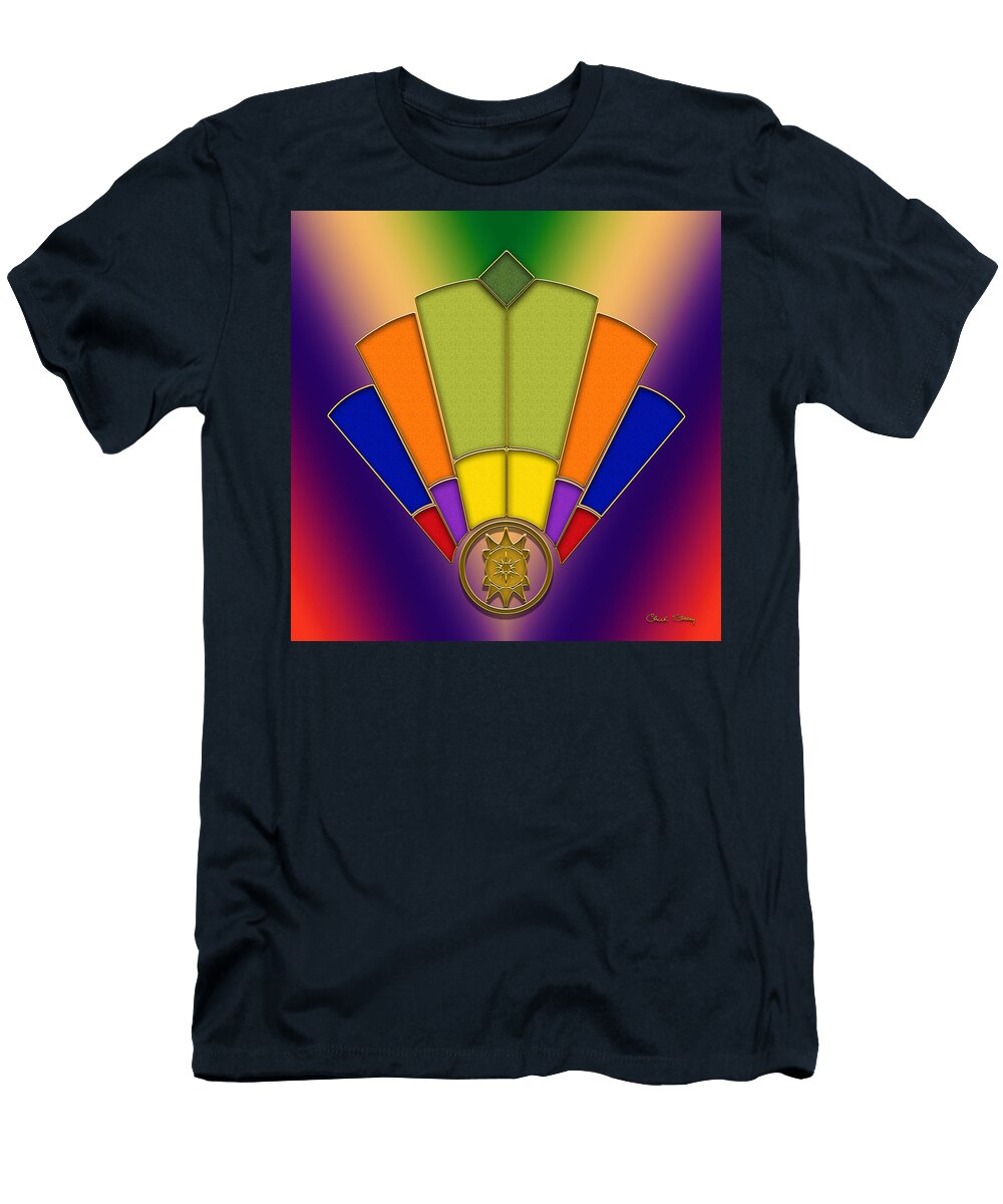 Art Deco Fan 6 Chuck Staley Chuck Staley T-Shirt