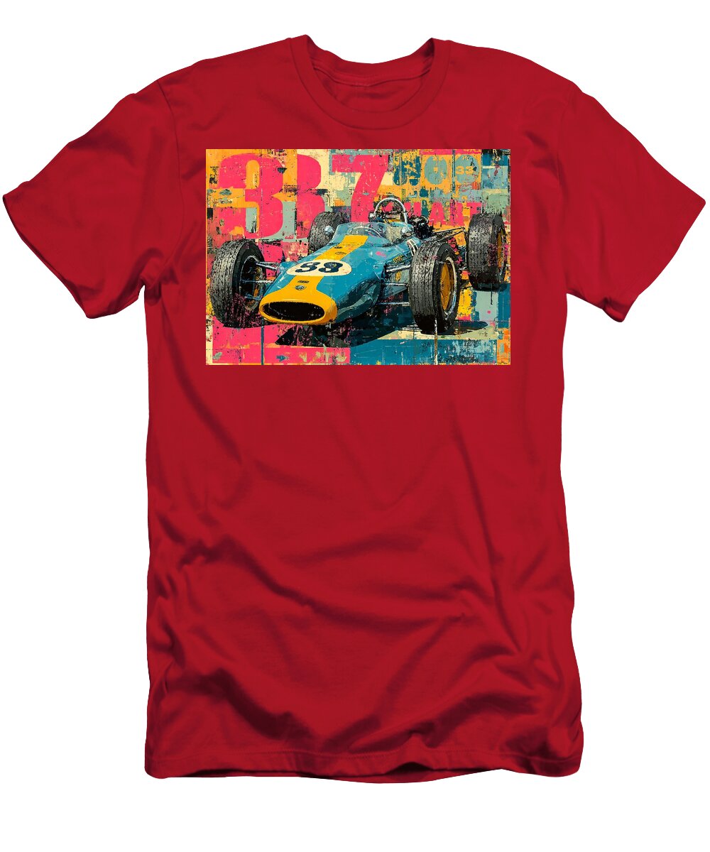 Art Lotus 38 Indy 500 Winning Chassis Motorsport Passion Hollie Love T-Shirt