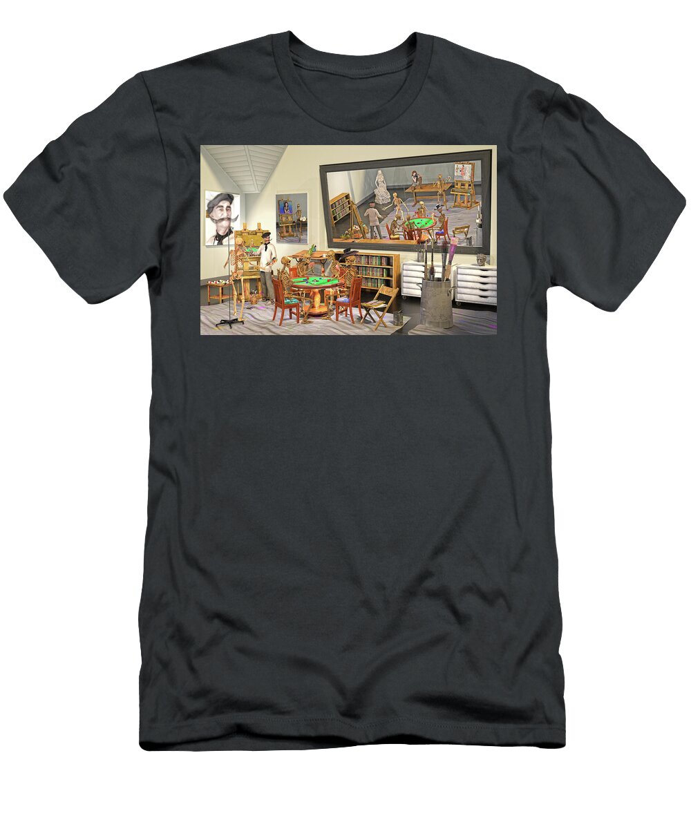 Arts and Sciences the Curious Art Studio Betsy Knapp T-Shirt