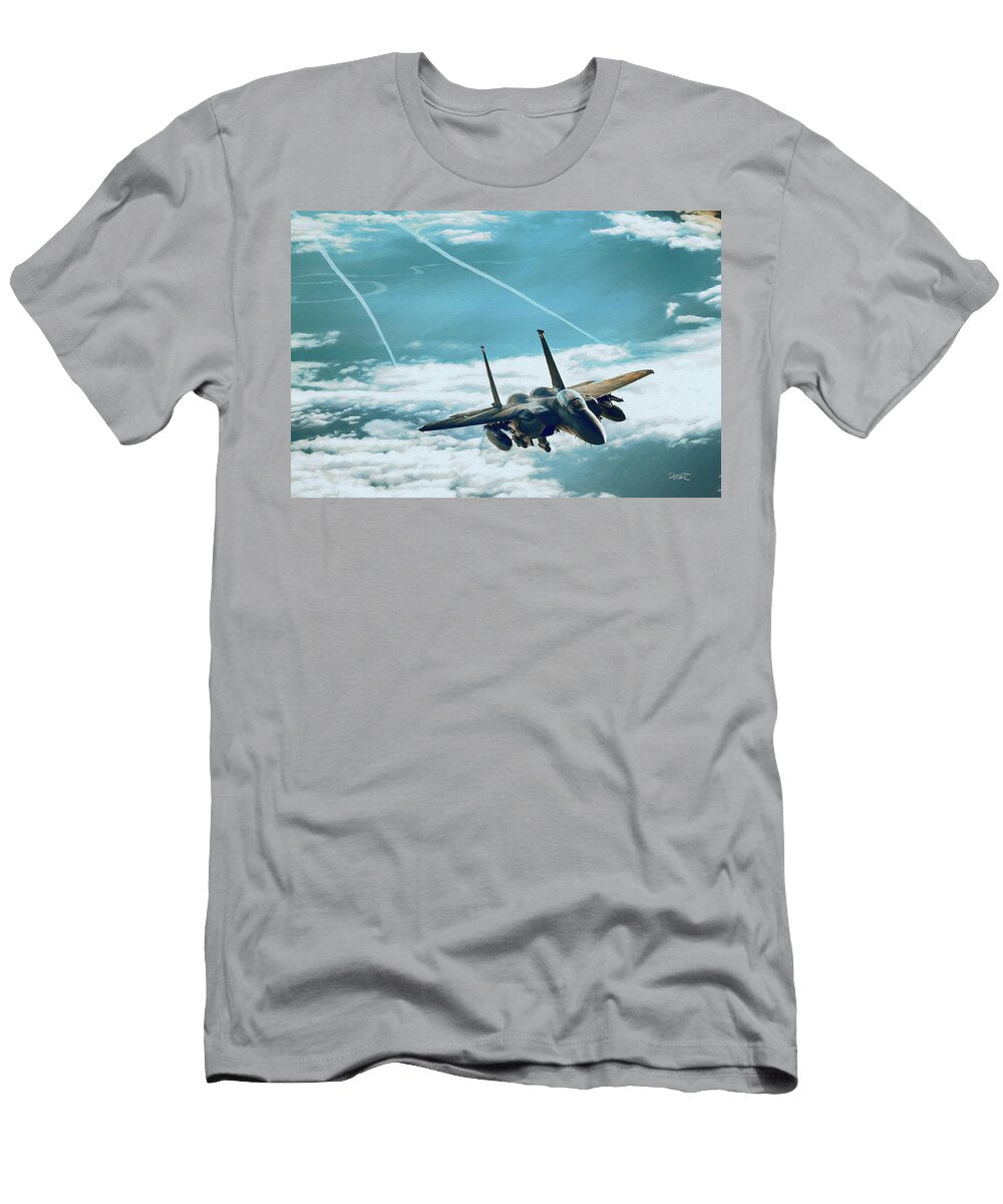 As the Eagle Flies David Luebbert T-Shirt