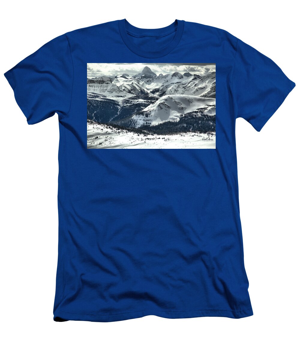 Assiniboine View From Sunshine Village Adam Jewell T-Shirt