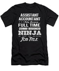 Assistant Accountant Ninja Job Gift Item Shi Hu Kang T-Shirt