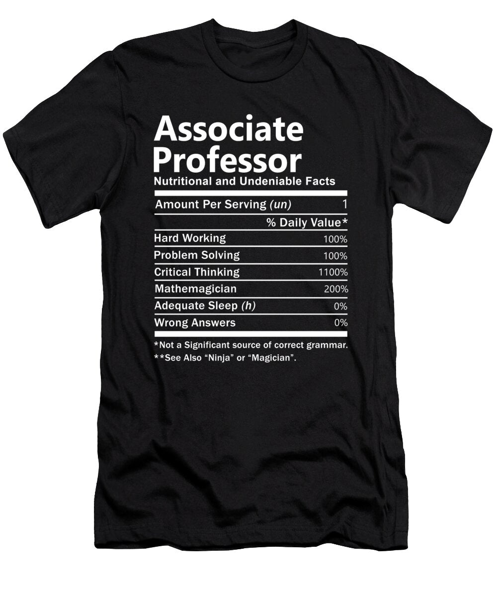 Associate Professor Nutrition Factors Gift Item Shi Hu Kang T-Shirt