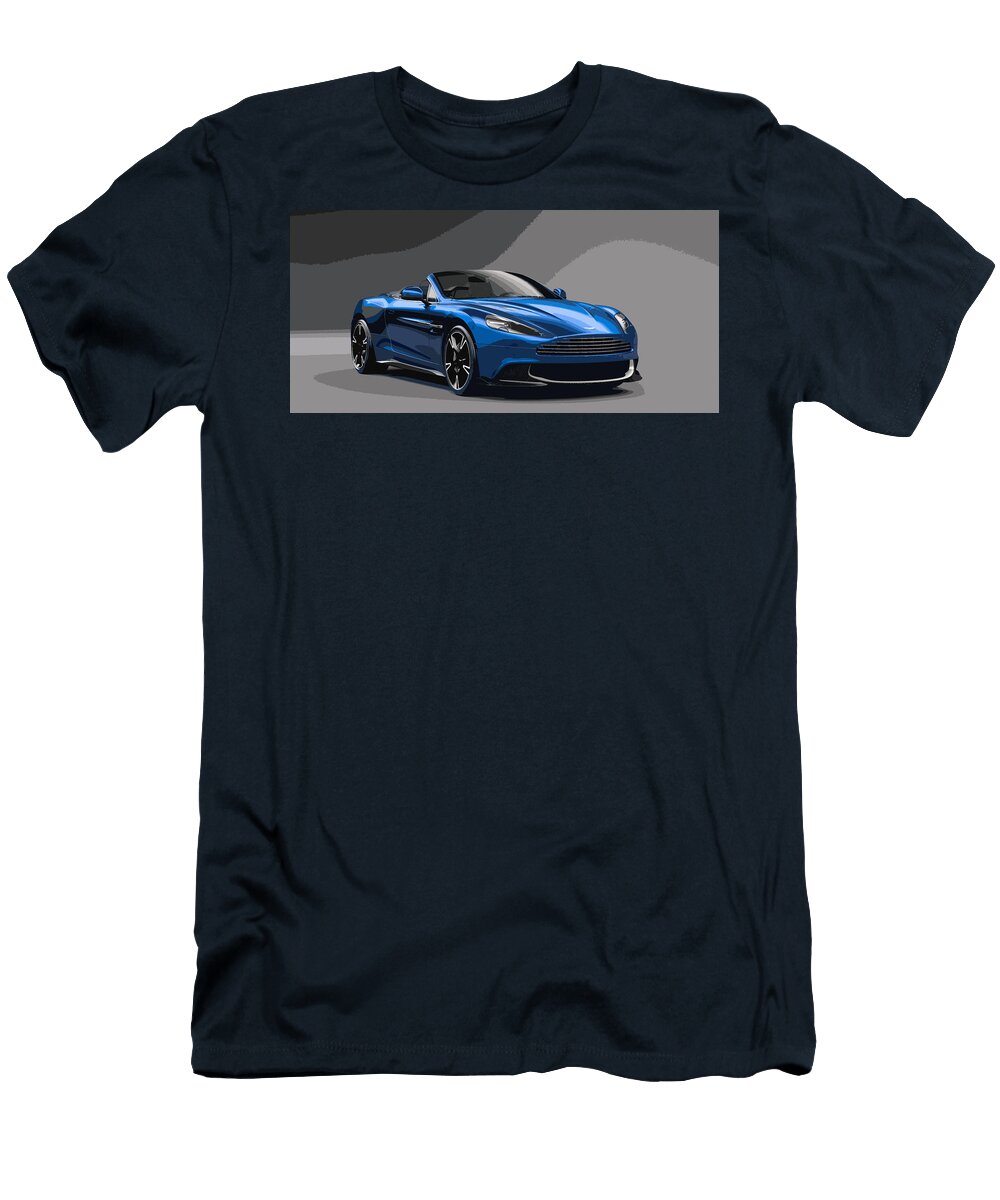 Aston Martin Vanquish S Volante Thespeedart T-Shirt