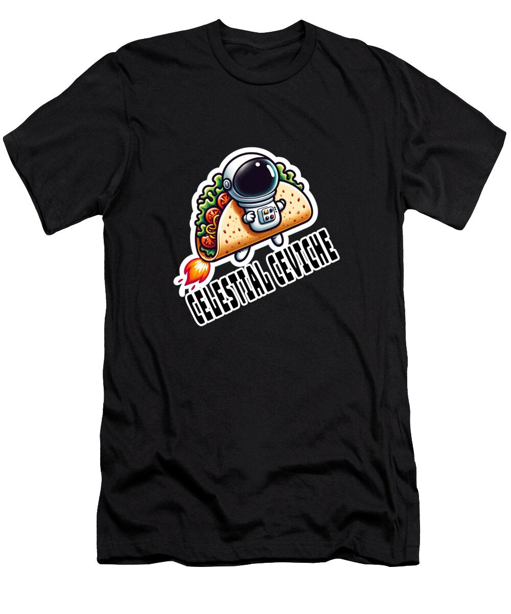 Astronaut Baby Taco Odyssey Moumita Bhattacharyya T-Shirt
