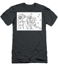 Astronaut Repair Work in Space Drawing Frank Ramspott T-Shirt