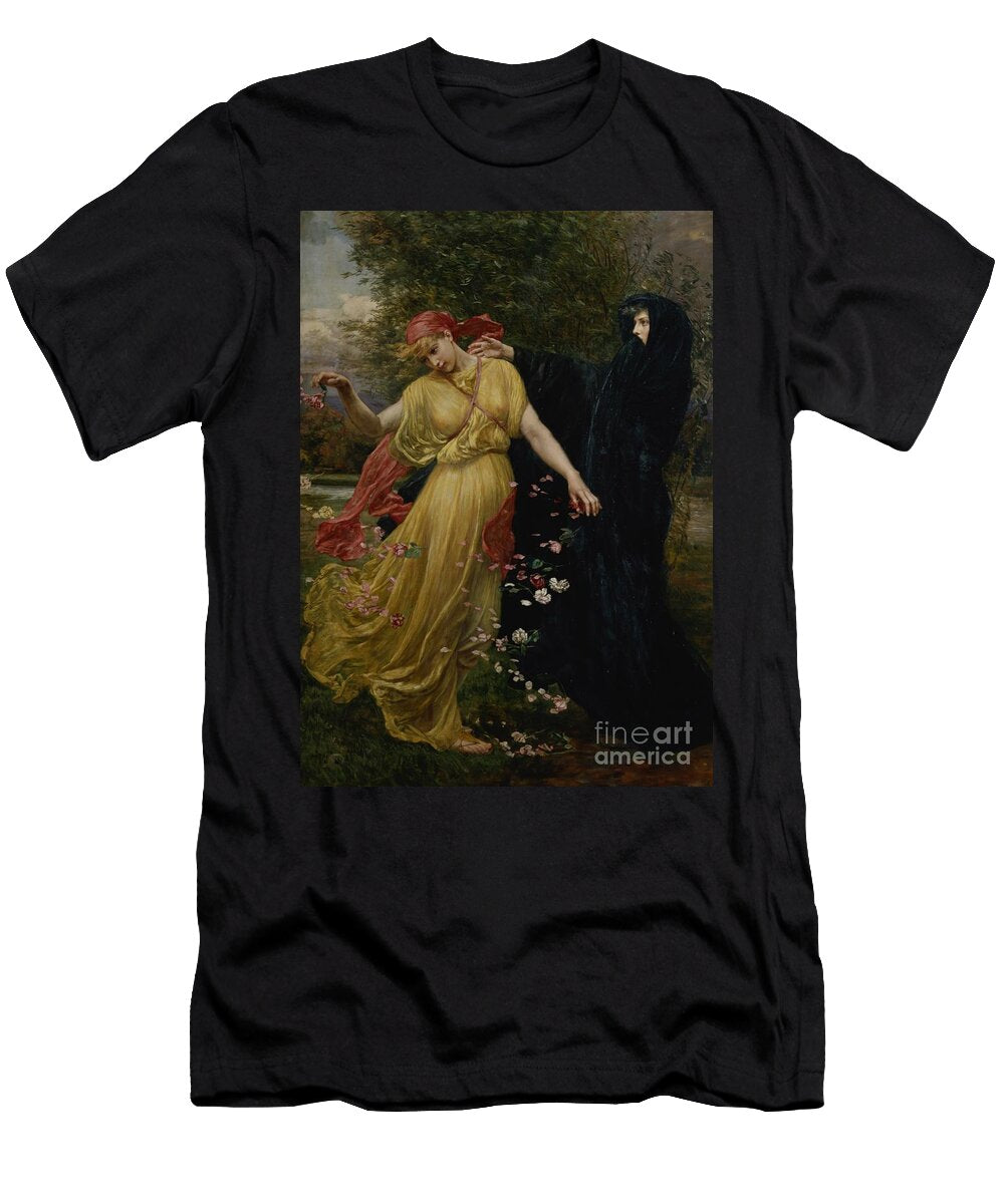 At the First Touch of Winter Summer Fades Away Valentine Cameron Prinsep T-Shirt