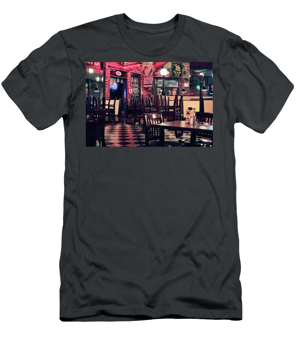 At the Restaurant and Unusual View Tatiana Travelways T-Shirt
