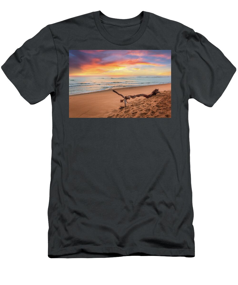Atlantic Ocean Driftwood Bill Wakeley T-Shirt