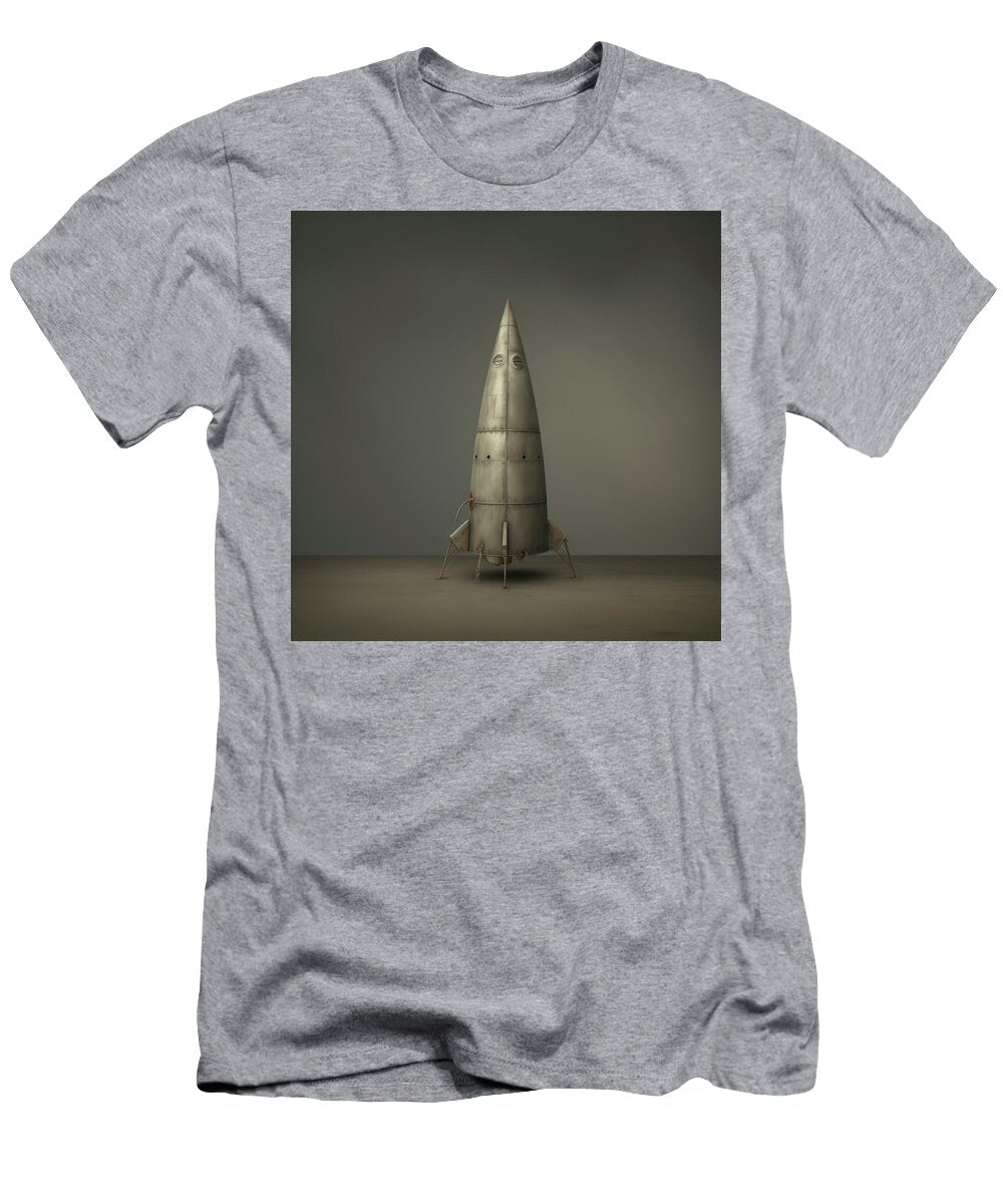 Atomic Tin Toy Moon Rocket Yo Pedro T-Shirt