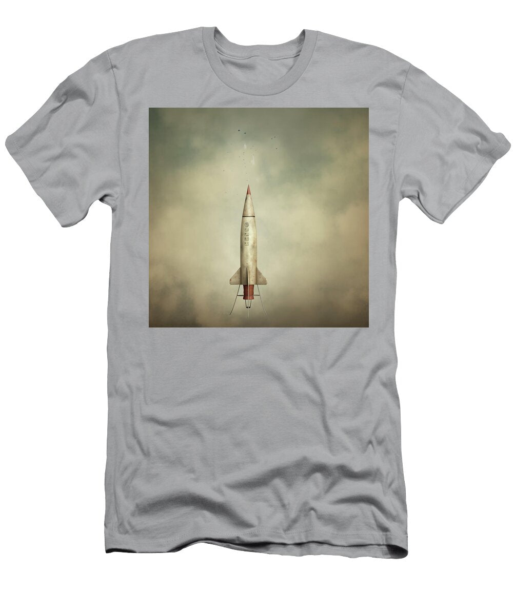Atomic Toy Rocket with Red Nose Cone Yo Pedro T-Shirt