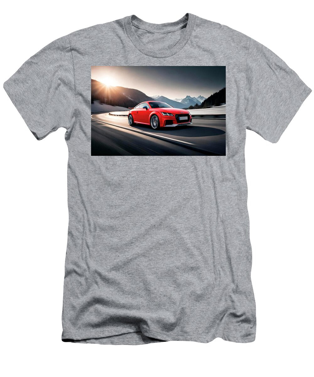 Audi Tt on the Highway Gabriel Cusmir T-Shirt