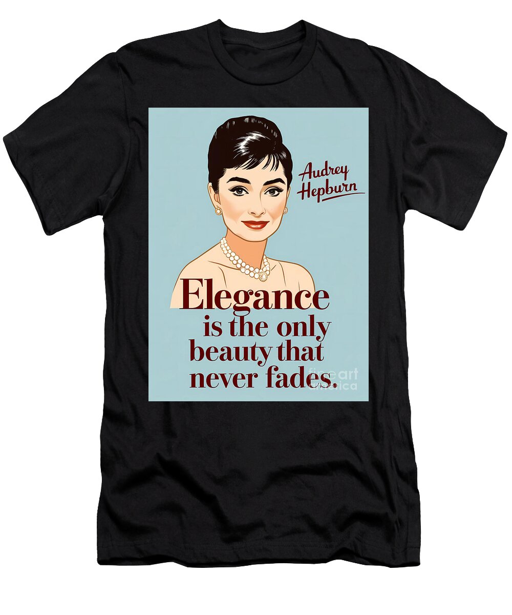 Audrey Hepburn Timeless Elegance Ingo Klotz T-Shirt