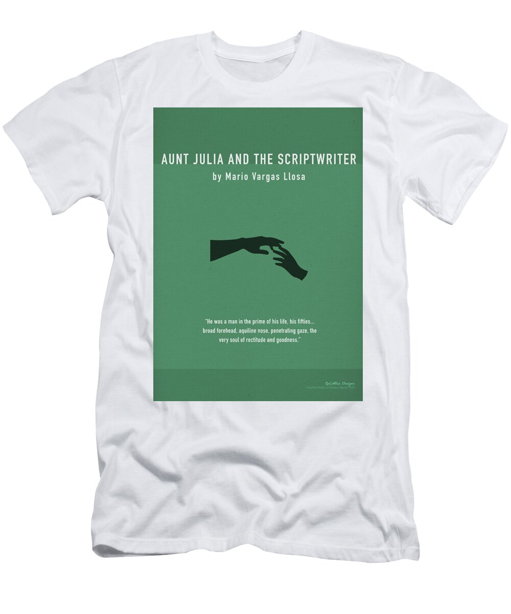 Aunt Julia and the Scriptwriter By Mario Vargas Llosa Greatest Books of All Time Minimalistic Art Po Design Turnpike T-Shirt