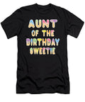 Aunt of the Birthday Sweetie Girl Icecream Themed Party Design Art Grabitees T-Shirt