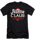 Auntie Claus Santa Pun Parody Soon to Be Aunt Xmas Party Graphic Sel Mermaid T-Shirt