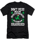 Auntiesaurus Jurasskicked Auntie Saurus Woman Dino Gift Girl Graphic Sel Mermaid T-Shirt