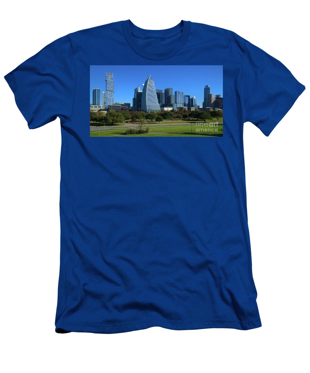 Austin Buildings View Jerry Editor T-Shirt