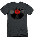 Austin Texas Vinyl Record Skyline Design Humor Morgan Clark T-Shirt