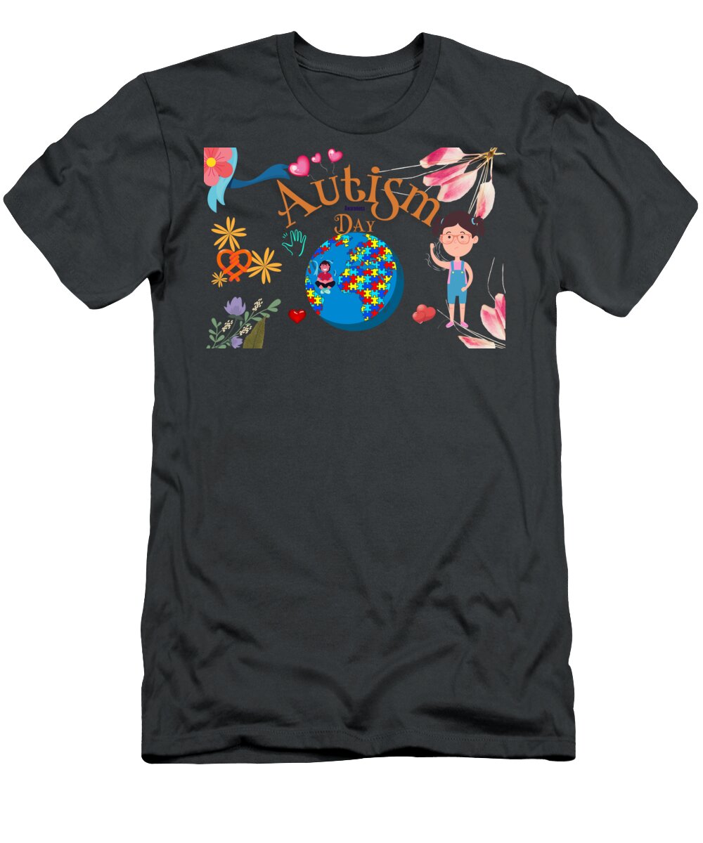 Autism Awareness Day Aesha Mohamed T-Shirt