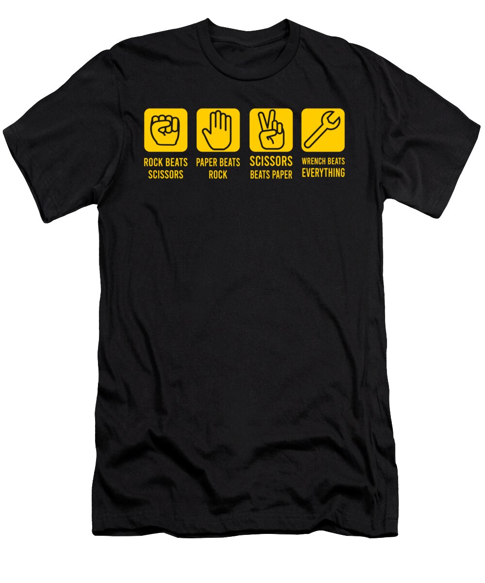 Auto Mechanic Screwdriver Wrench Garage Workshop Gift Thomas Larch T-Shirt