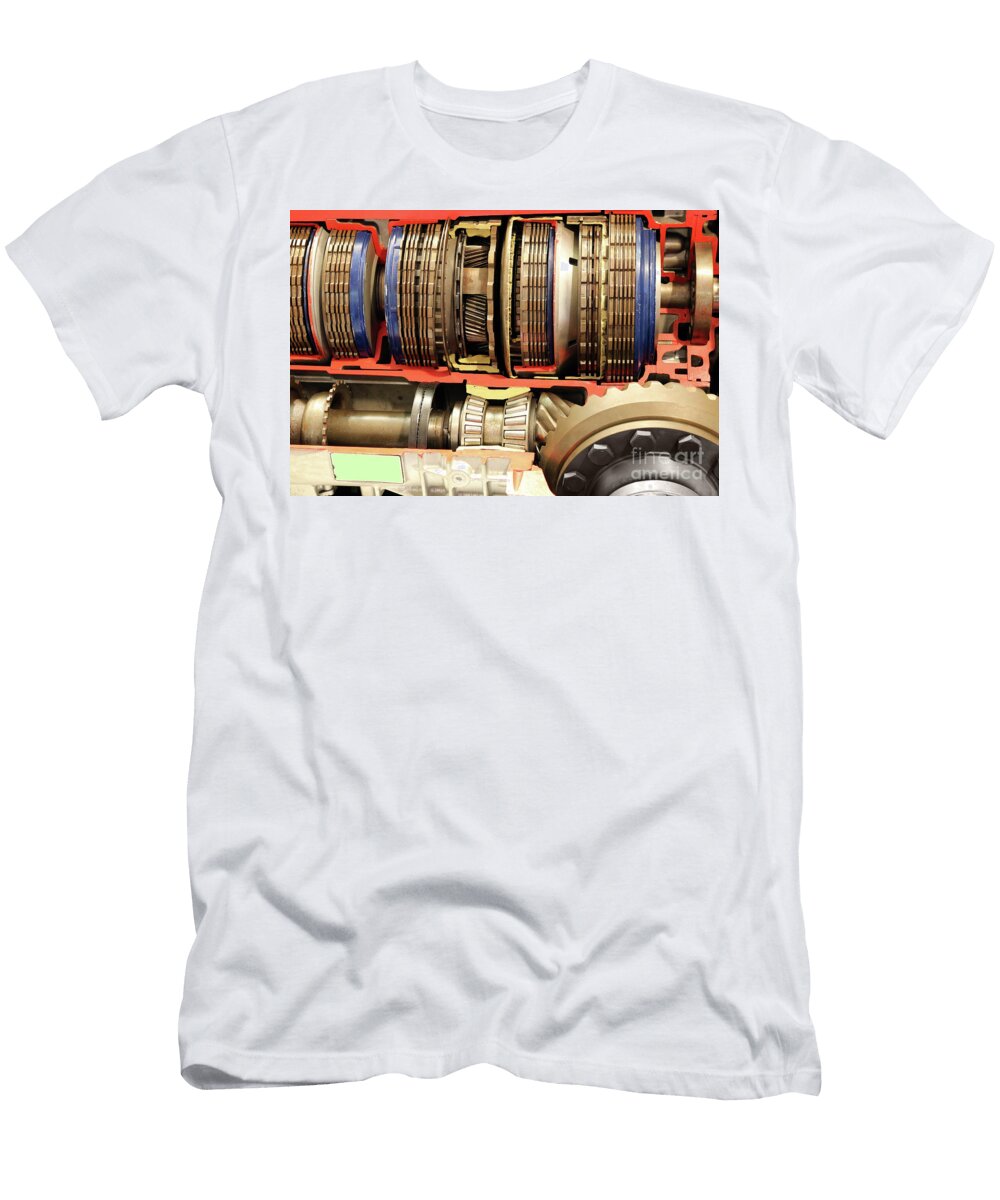 Automatic Gearshift Close Up Transportation Goce Risteski T-Shirt