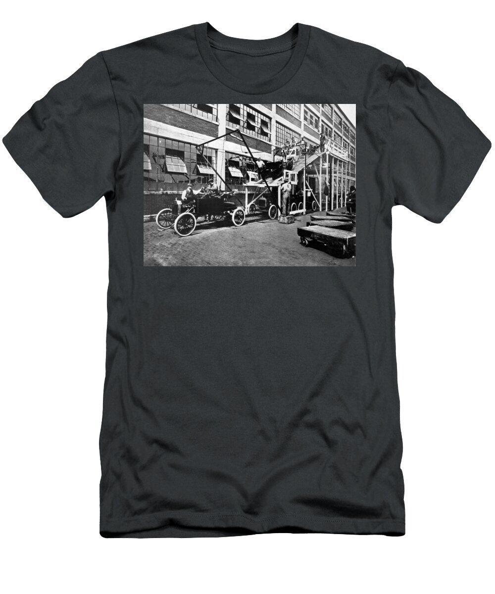 Automobile Assembly Line Underwood Archives T-Shirt
