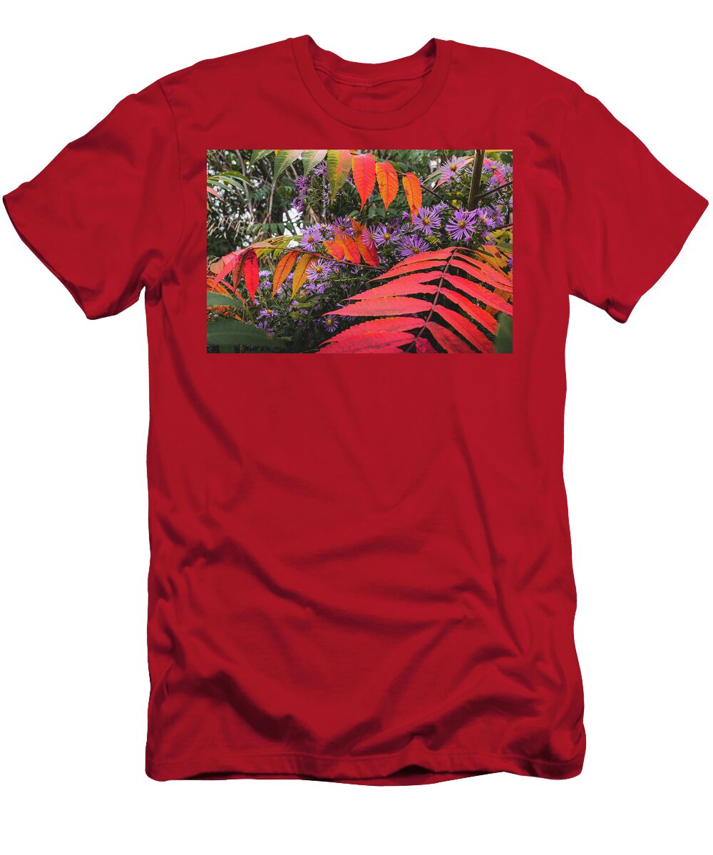 Autumn Leaves Vibrant Nicole Richardson T-Shirt