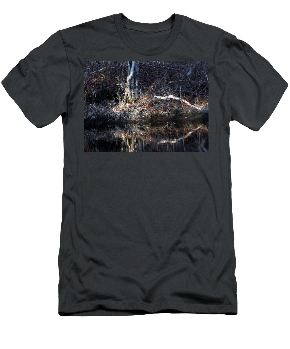 Autumn River Reflection Cynthia Kirby T-Shirt
